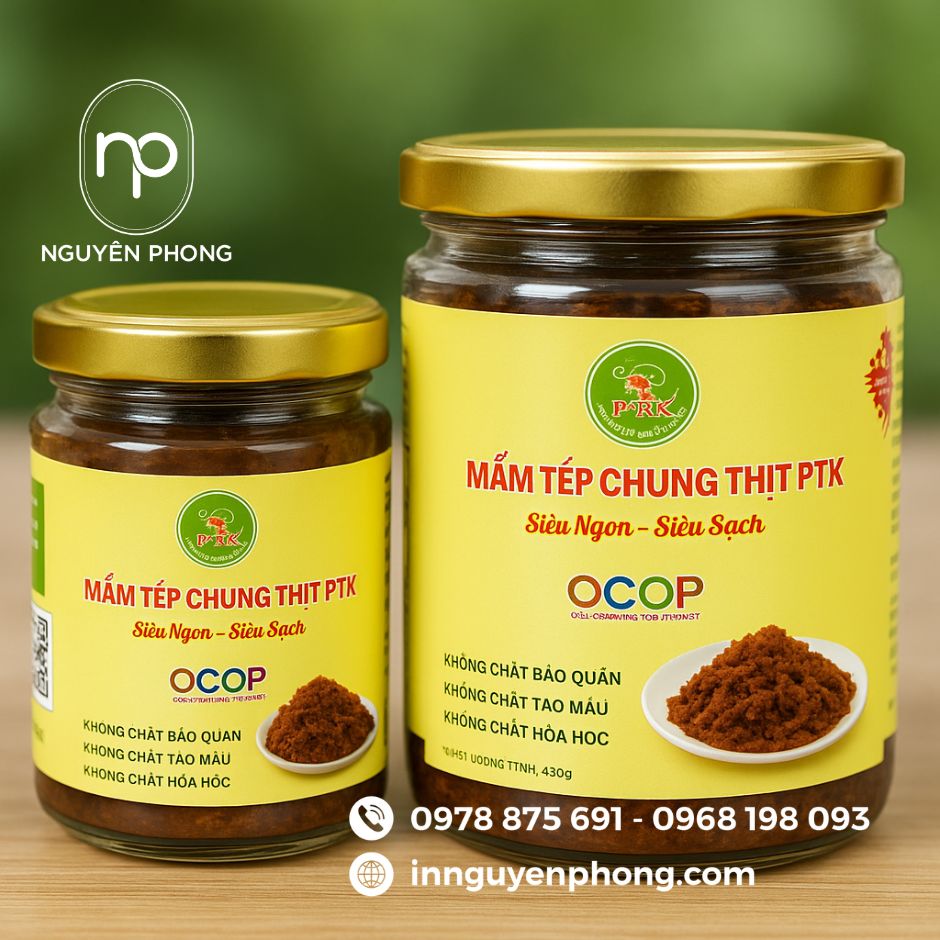 Mẫu in tem mắm tép
